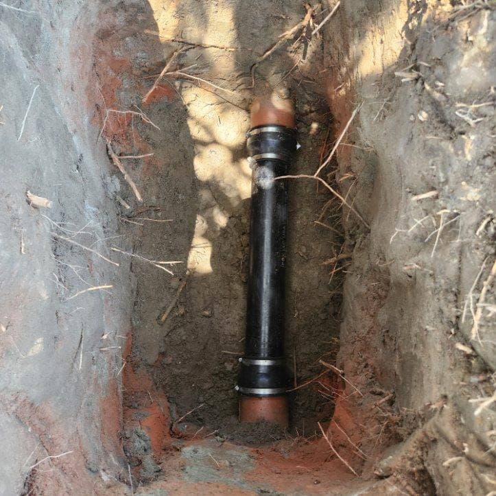 Gallery photos for Sewer Line Repair for Root Intrusion and Offset Pipe in Huntington Beach: Image #1