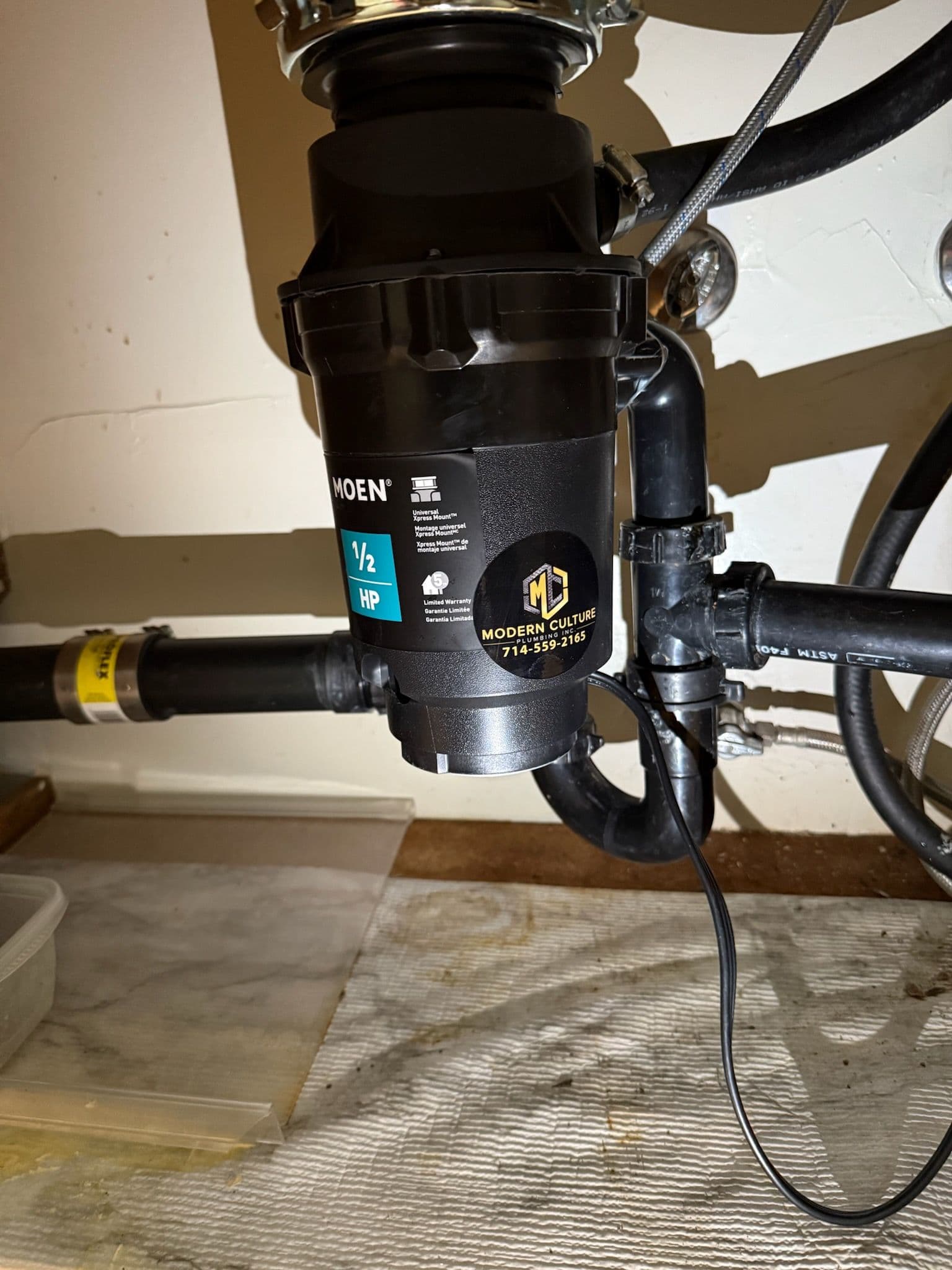 Efficient Garbage Disposal Installation image
