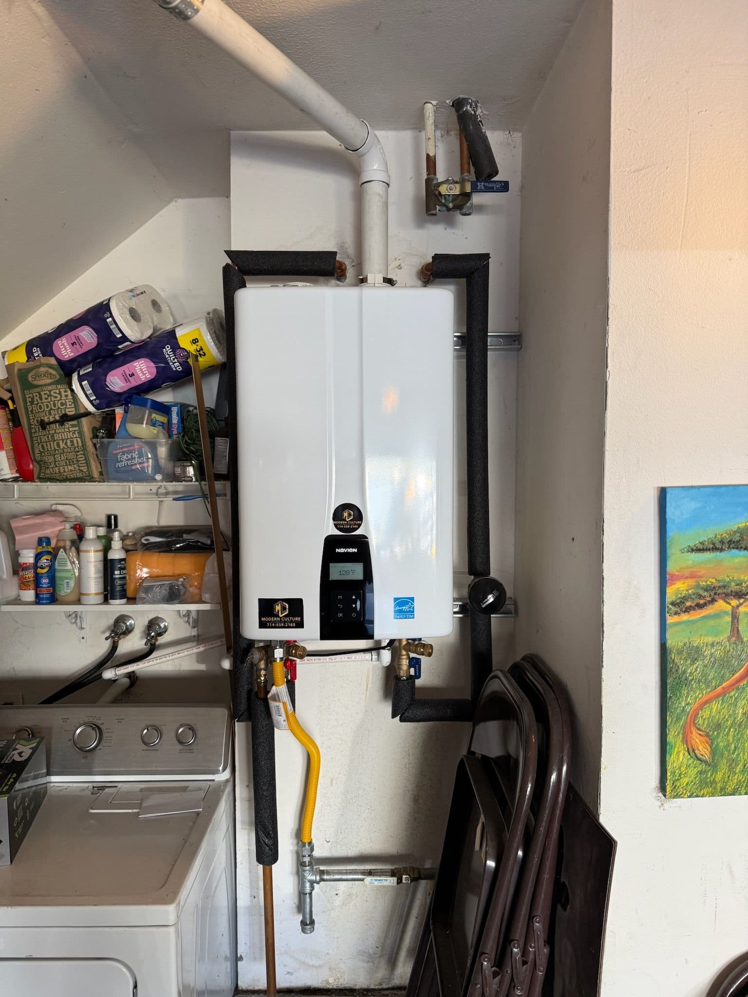 Tankless Water Heater Installation in Placentia image