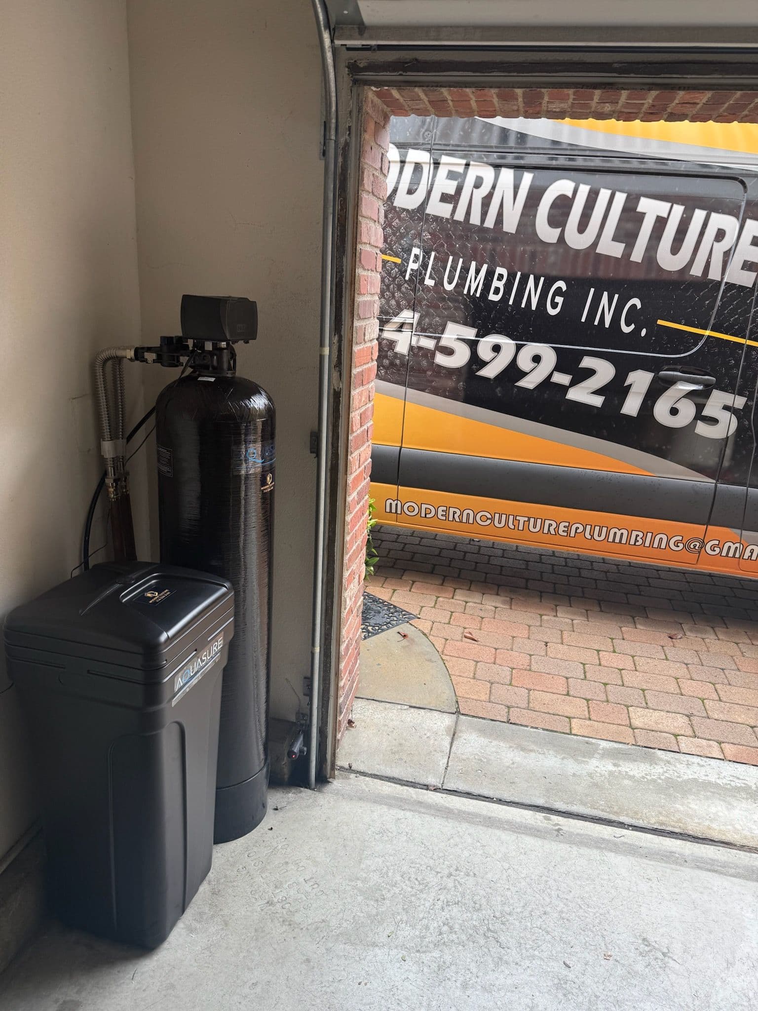 Project AQUASURE Water Softener System Installation in Orange, CA image