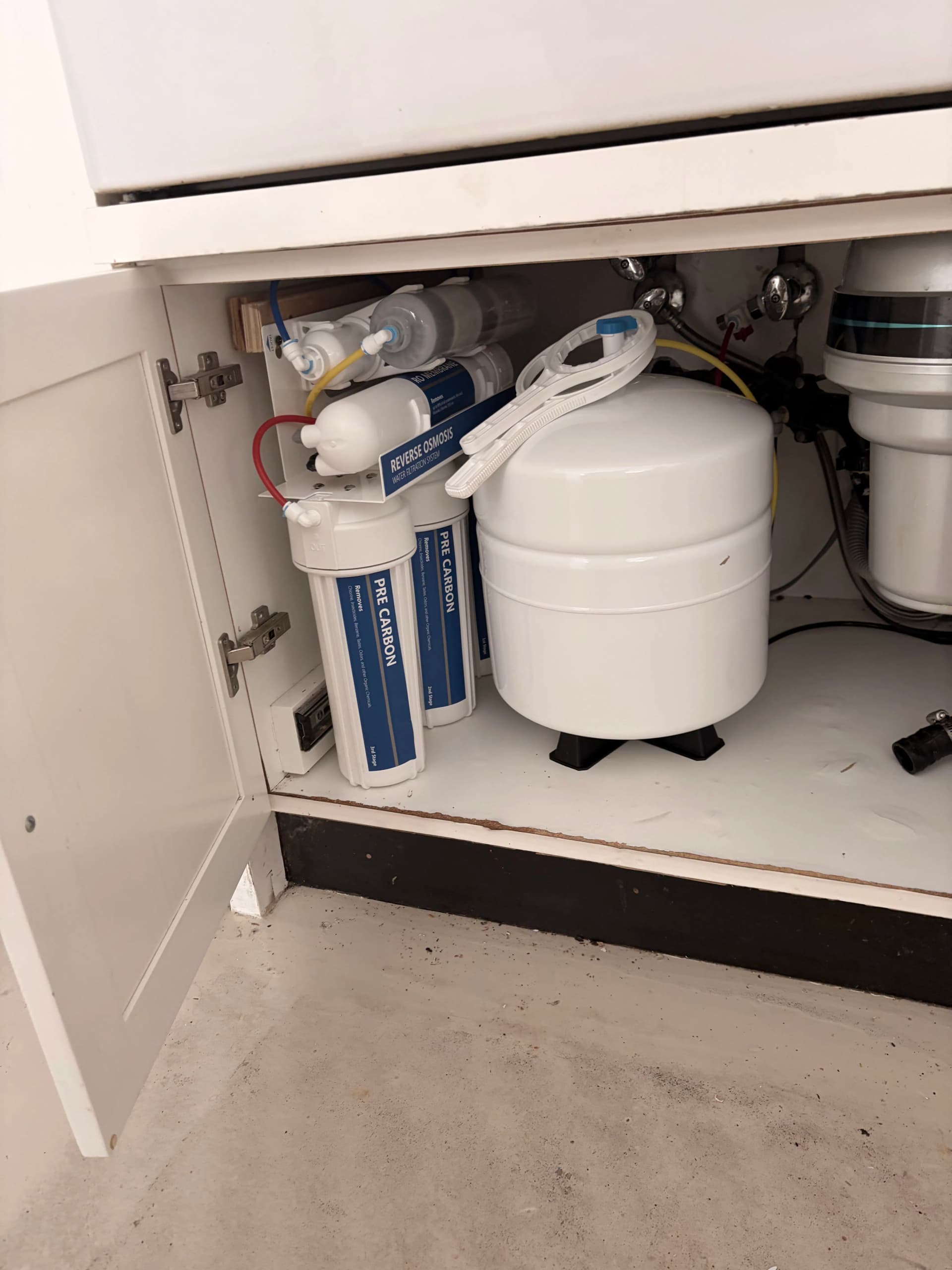 Reverse Osmosis System with Alkaline Water Installed in Costa Mesa image
