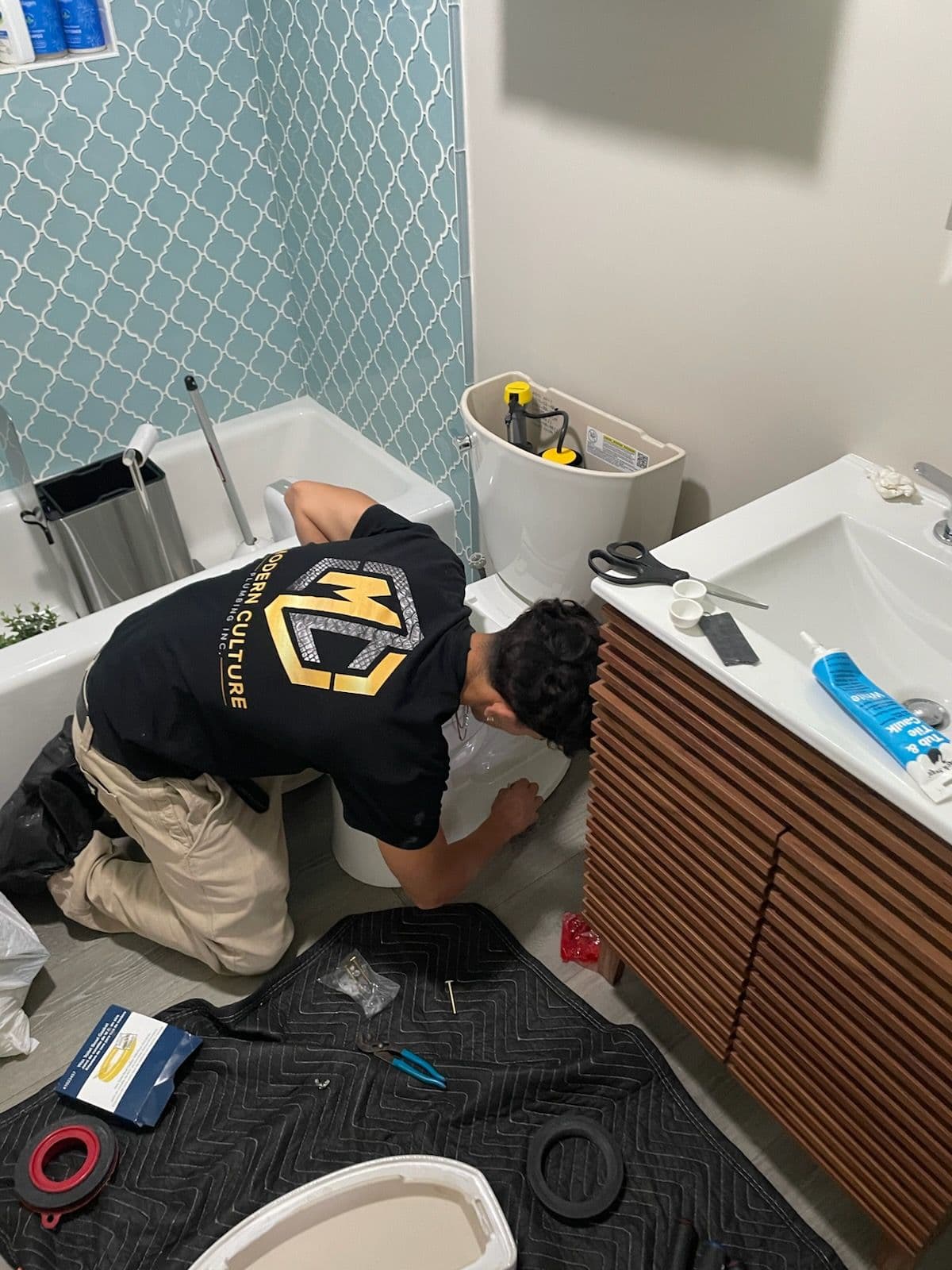 New Toilet Installation in Irvine CA image