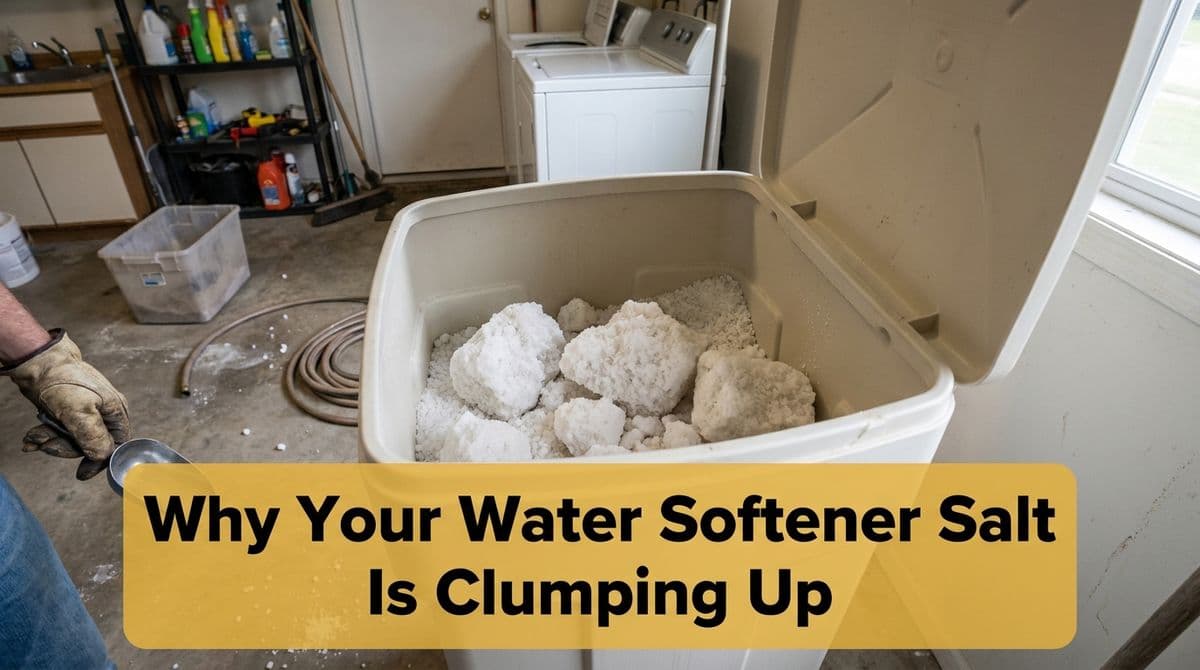 Why Your Water Softener Salt Is Clumping Up image