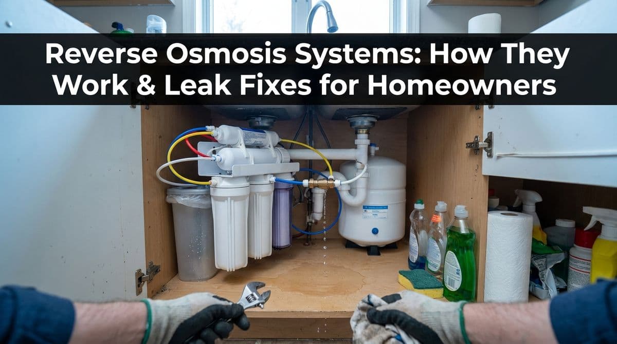 Blog post Reverse Osmosis Systems: How They Work & Leak Fixes for Homeowners image