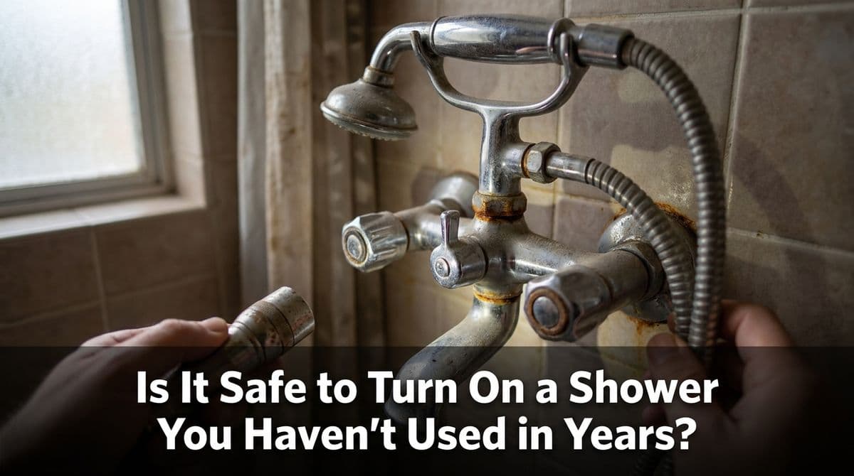 Featured post - Is It Safe to Turn On a Shower You Haven’t Used in Years?